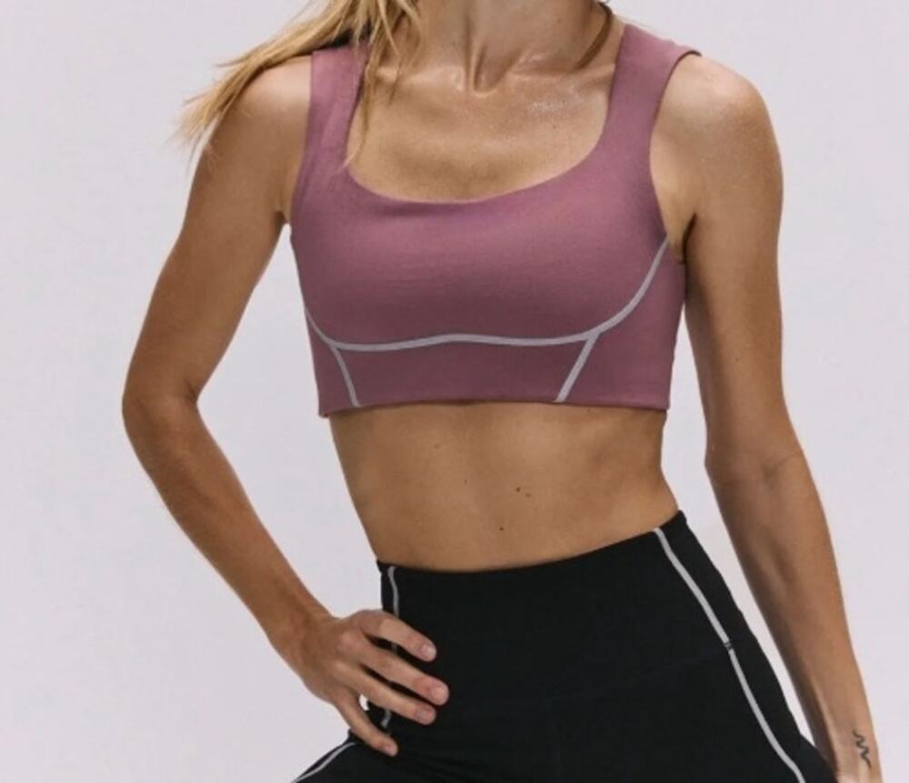 118 WT FP Movement You're A Peach Sports Bra | Dark Red | Size Small